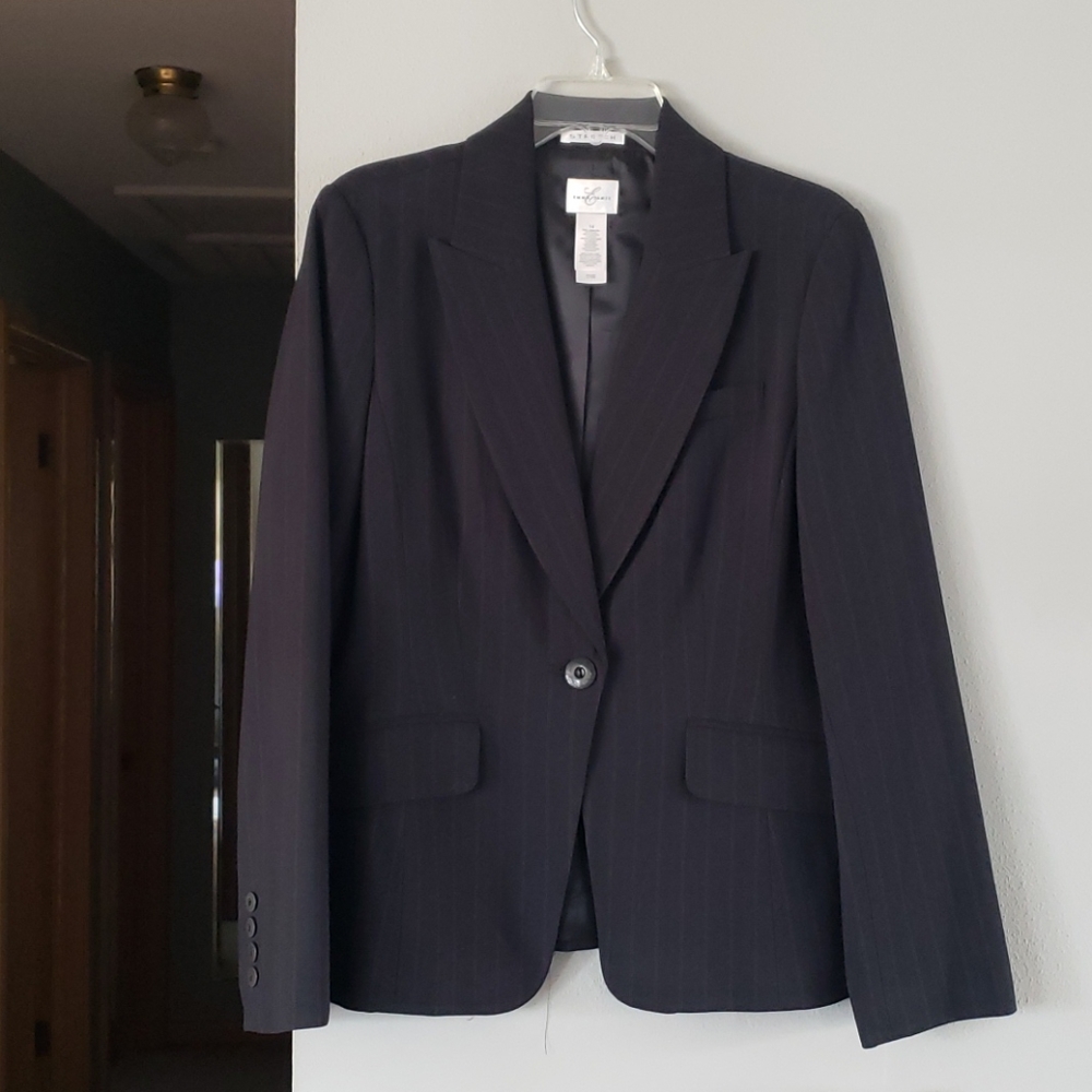 Pinstripe Blazer